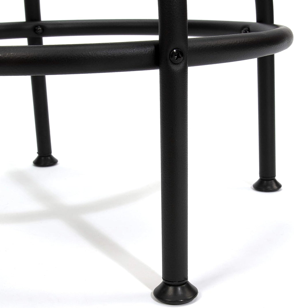Adjustable Height Work Shop Stool with Padded Vinyl Seat Q5193