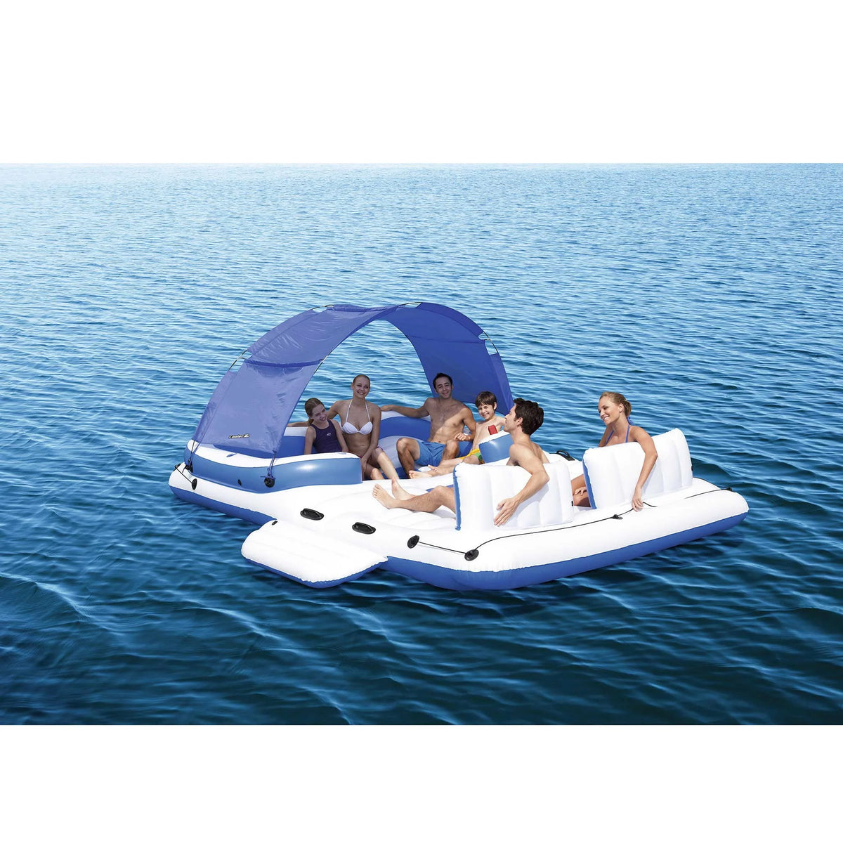 Inflatable Island Float with Oar 4-Pack P51844