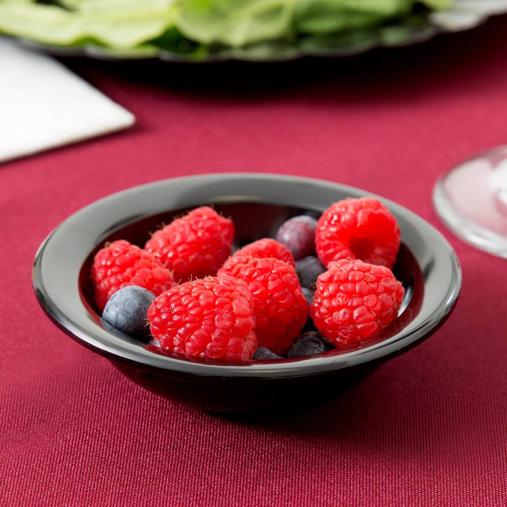 3.5 oz Black Fruit Bowl J820
