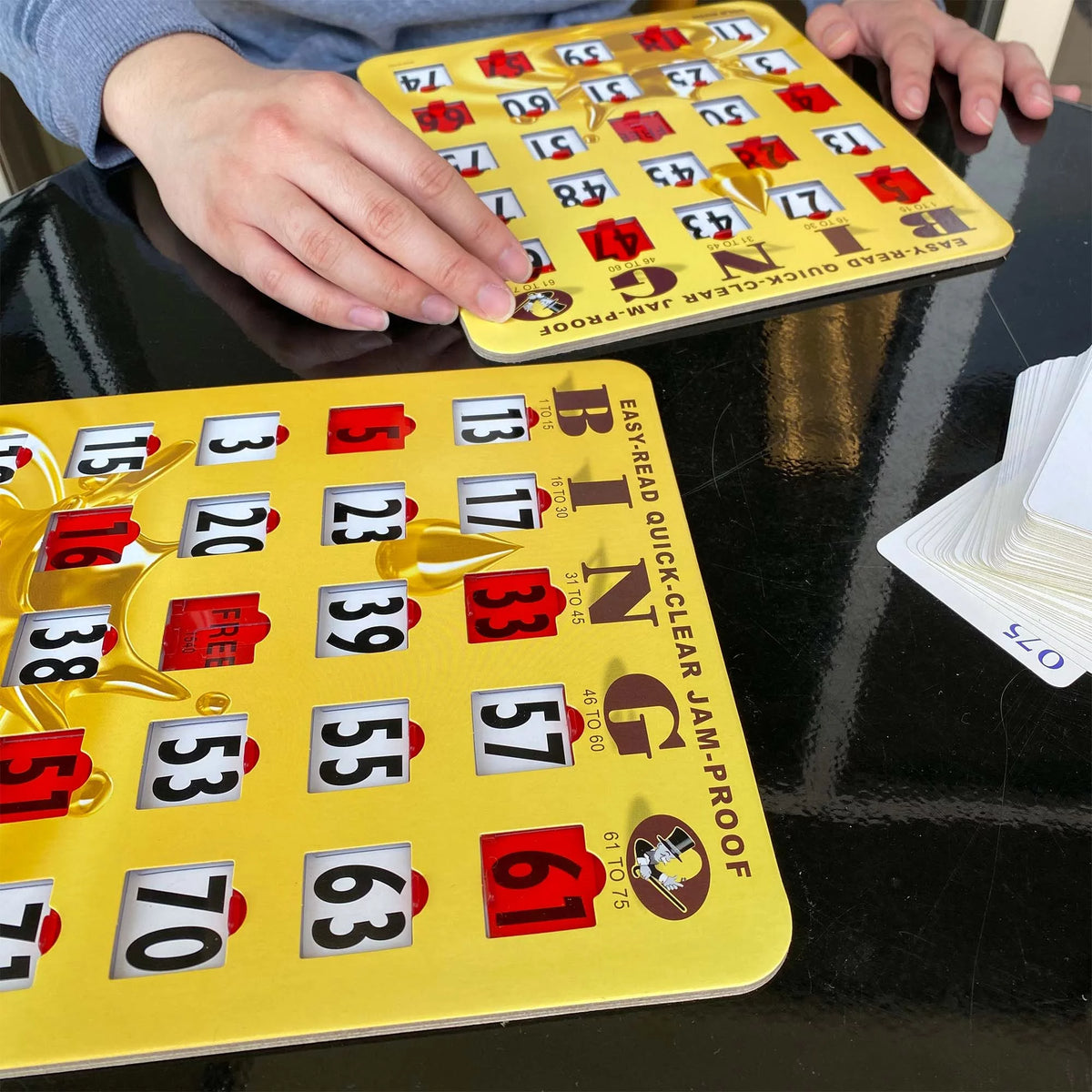 Bingo Cards with Sliding Windows O613
