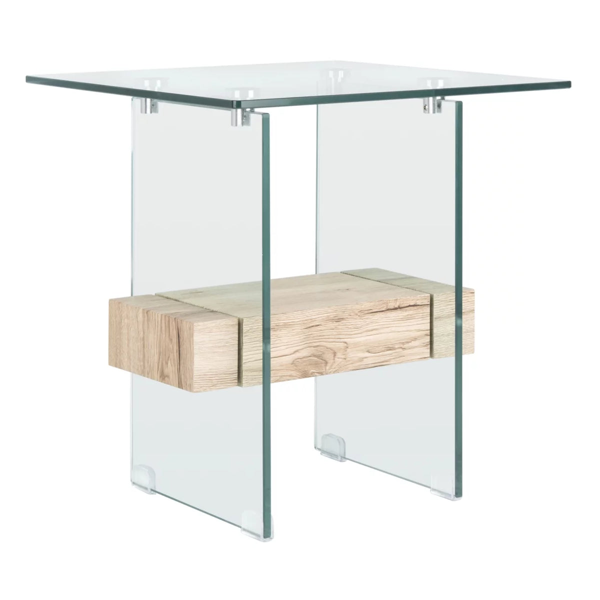 Glass 2-Tier Accent Table K4192