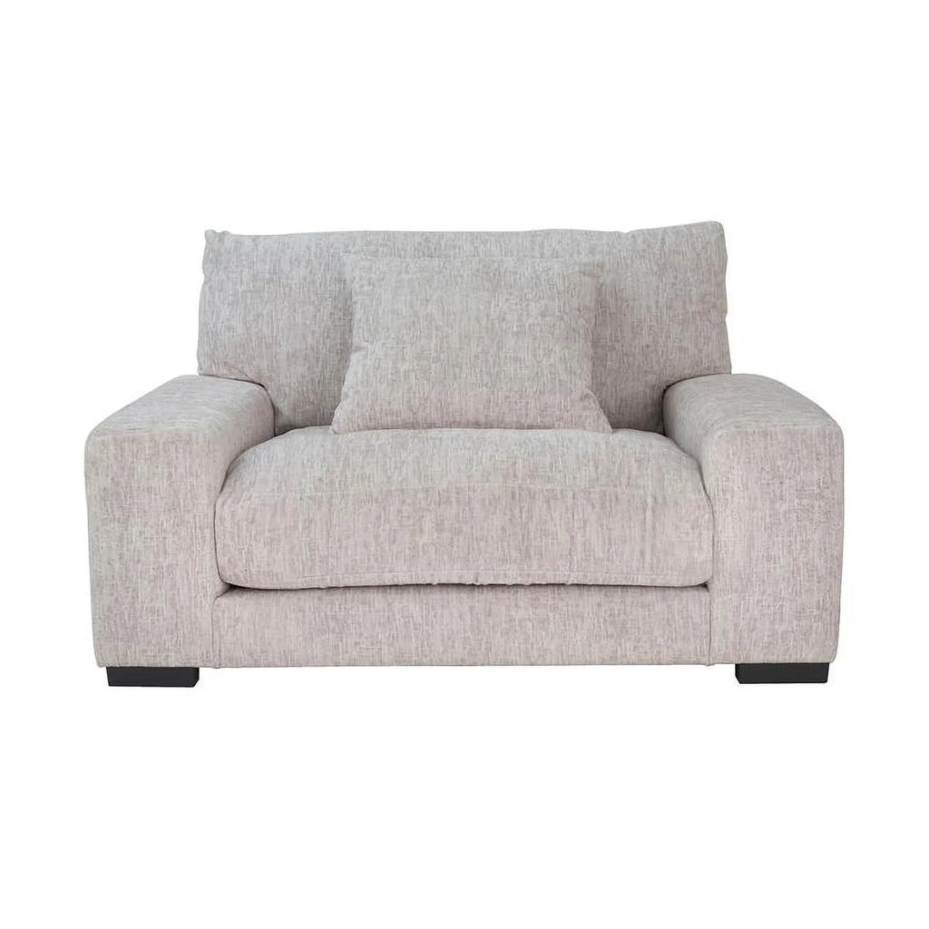 Cream Microfiber Chair U617
