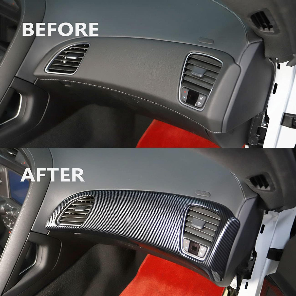 Carbon Fiber Dashboard Panel Cover I5266