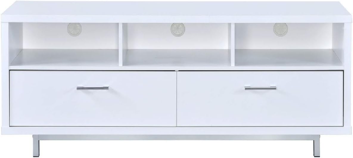Cappuccino TV Console with 3 Storage Compartments and 2 Drawers T2547