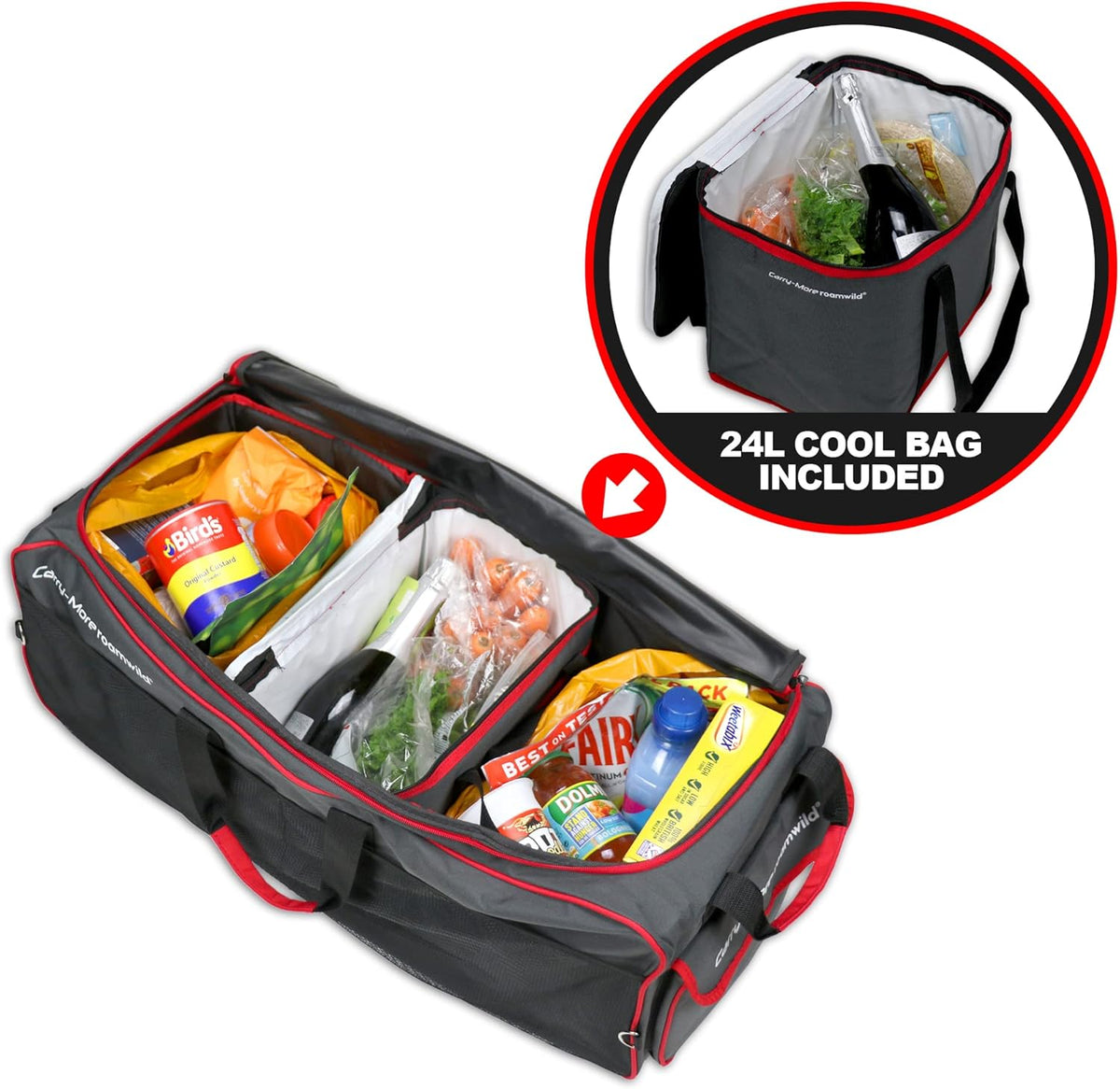 Heavy Duty Rolling Equipment Bag W293