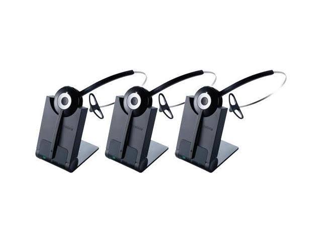 Mono Wireless Headset System with Noise-Canceling Microphone 3 Pack O95131