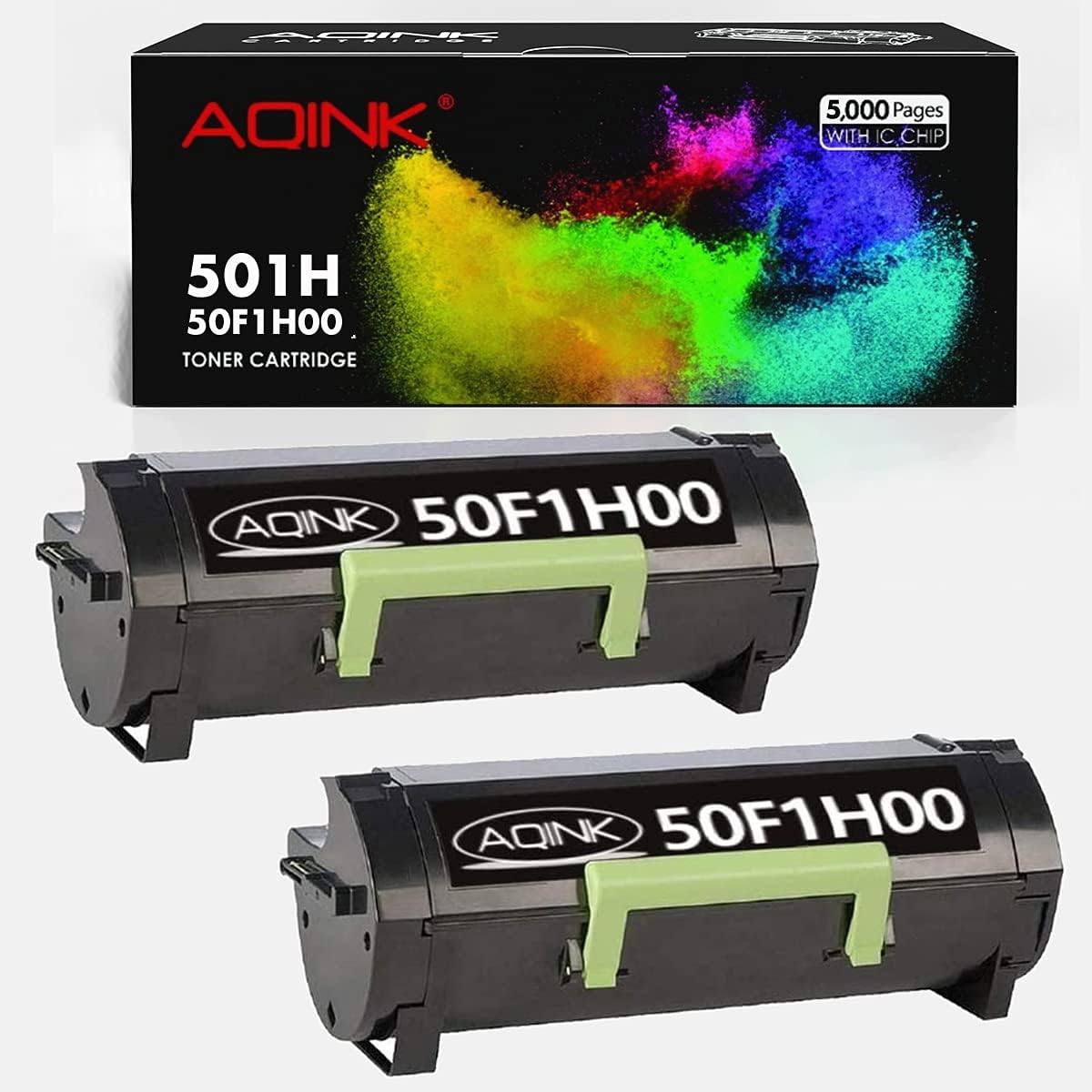 Remanufactured Black Toner Cartridge 2-Pack D4372