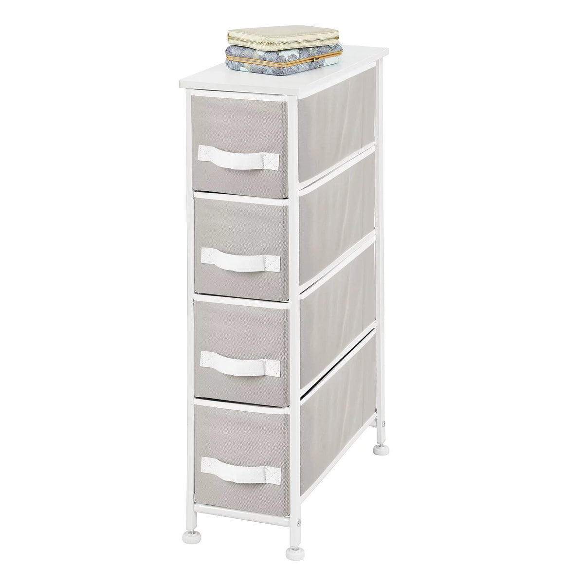 Narrow 4 Fabric Drawers Dresser G504313