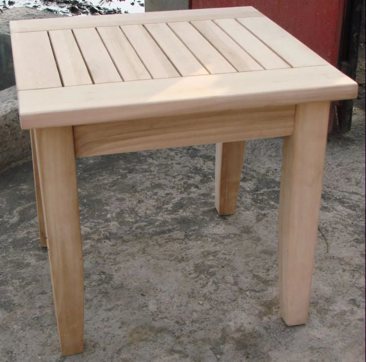 Grade-A Teak Wood 26" Square Side Table W808392
