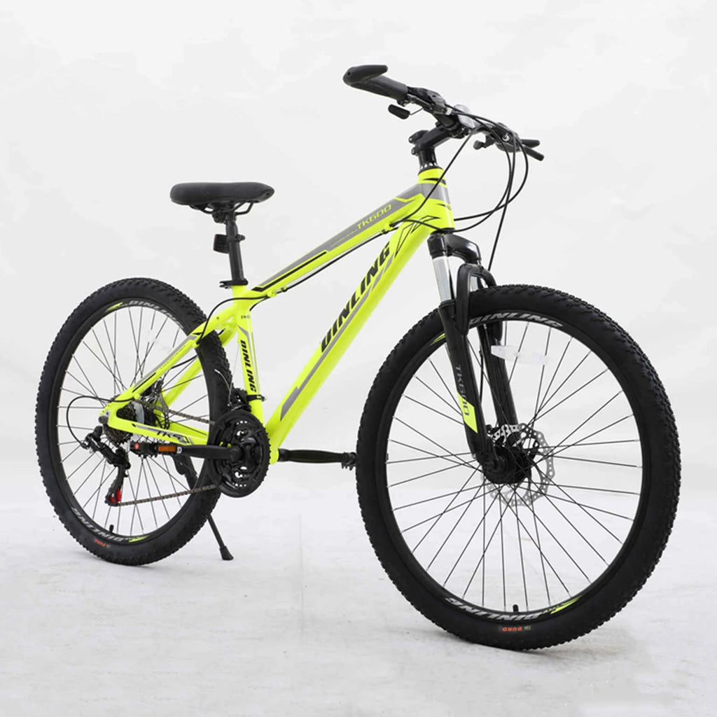 Yellow 21-Speed 26-inch Mountain Bike Q9176