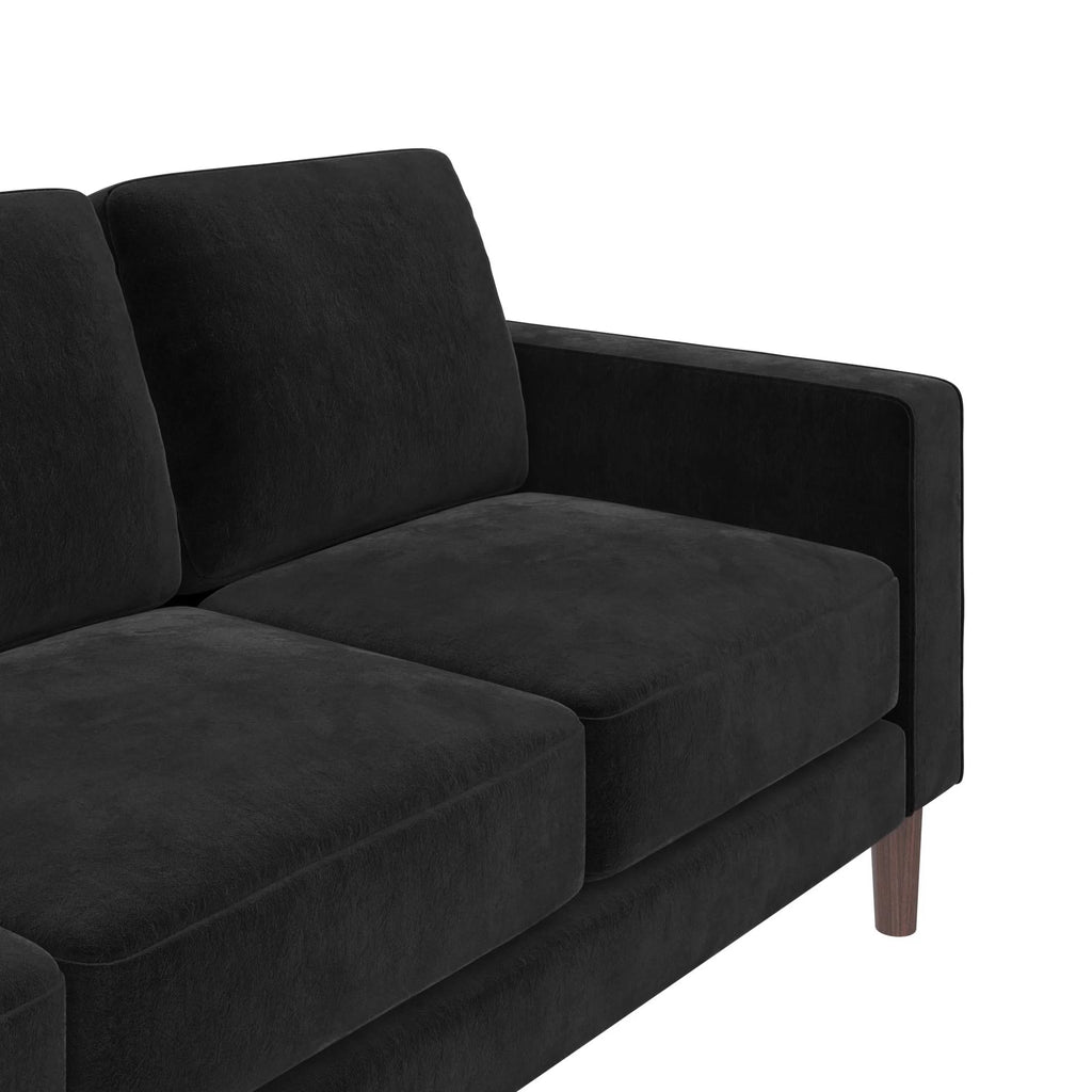 Green Velvet 3 Seater Sofa S957726