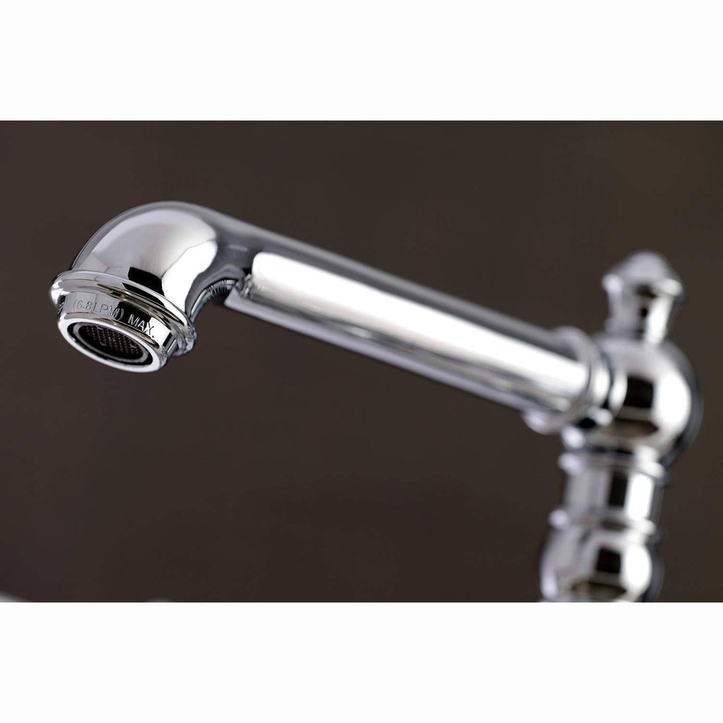 Bridge Kitchen Faucet with Brass Sprayer Matte Black F5117