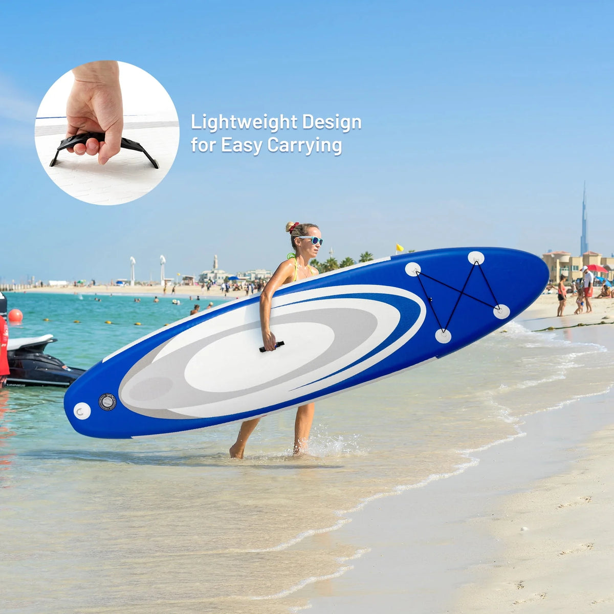 10' Inflatable Stand Up Paddle Board J9091