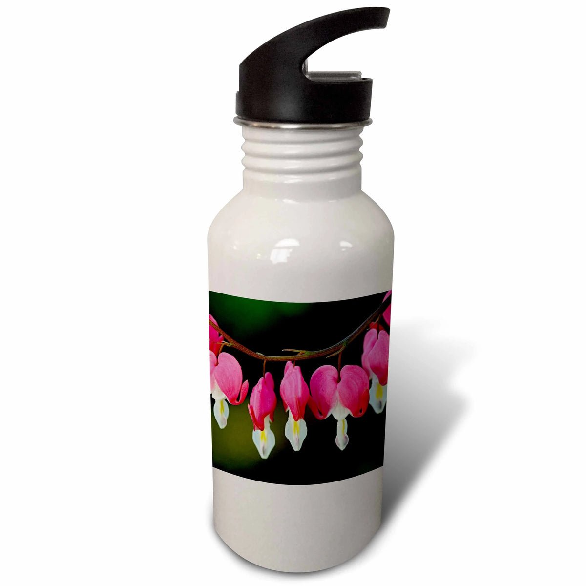 Bleeding Heart Flowers 21 oz Sports Water Bottle I376590