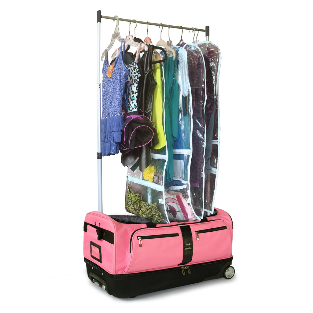 Pink/Black 28 inch Collapsible Duffel with Wheels H699983