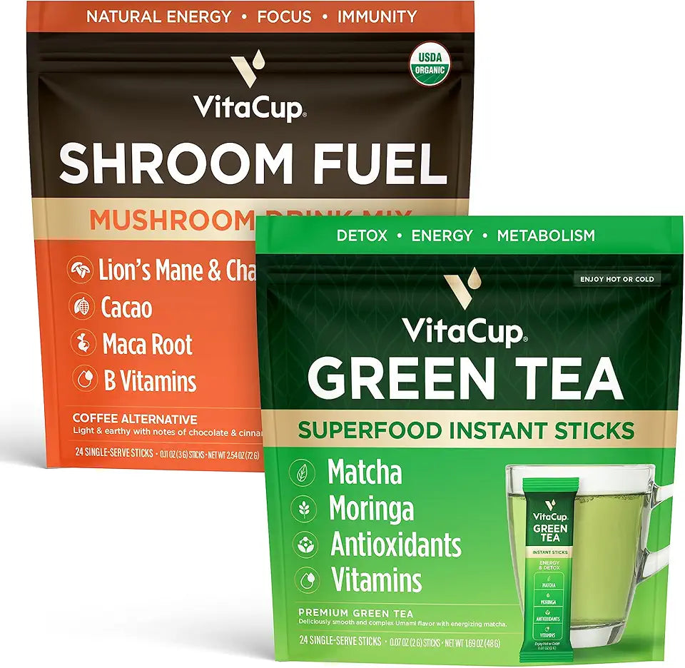 Instant Shroom Fuel 24Ct & Green Tea 24Ct C7289