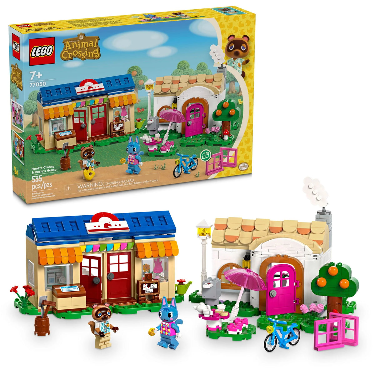 Animal Crossing Buildable Video Game Toy with 2 Figures C774