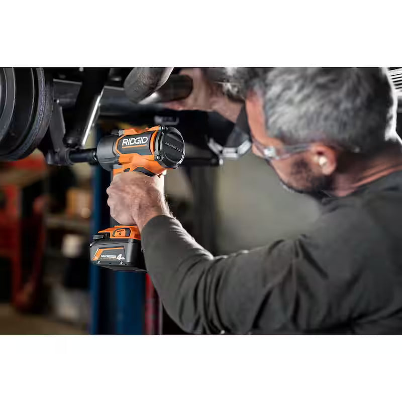 18V Brushless Cordless 1/2 in. High-Torque Impact Wrench Kit J40488