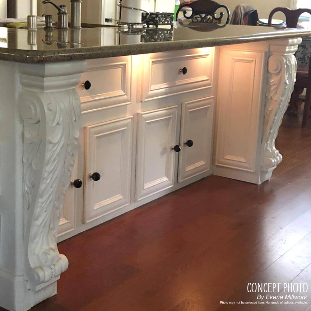 5 1/4x22W x 4 3/4x22D x 12x22H Cherry Corbel A80116