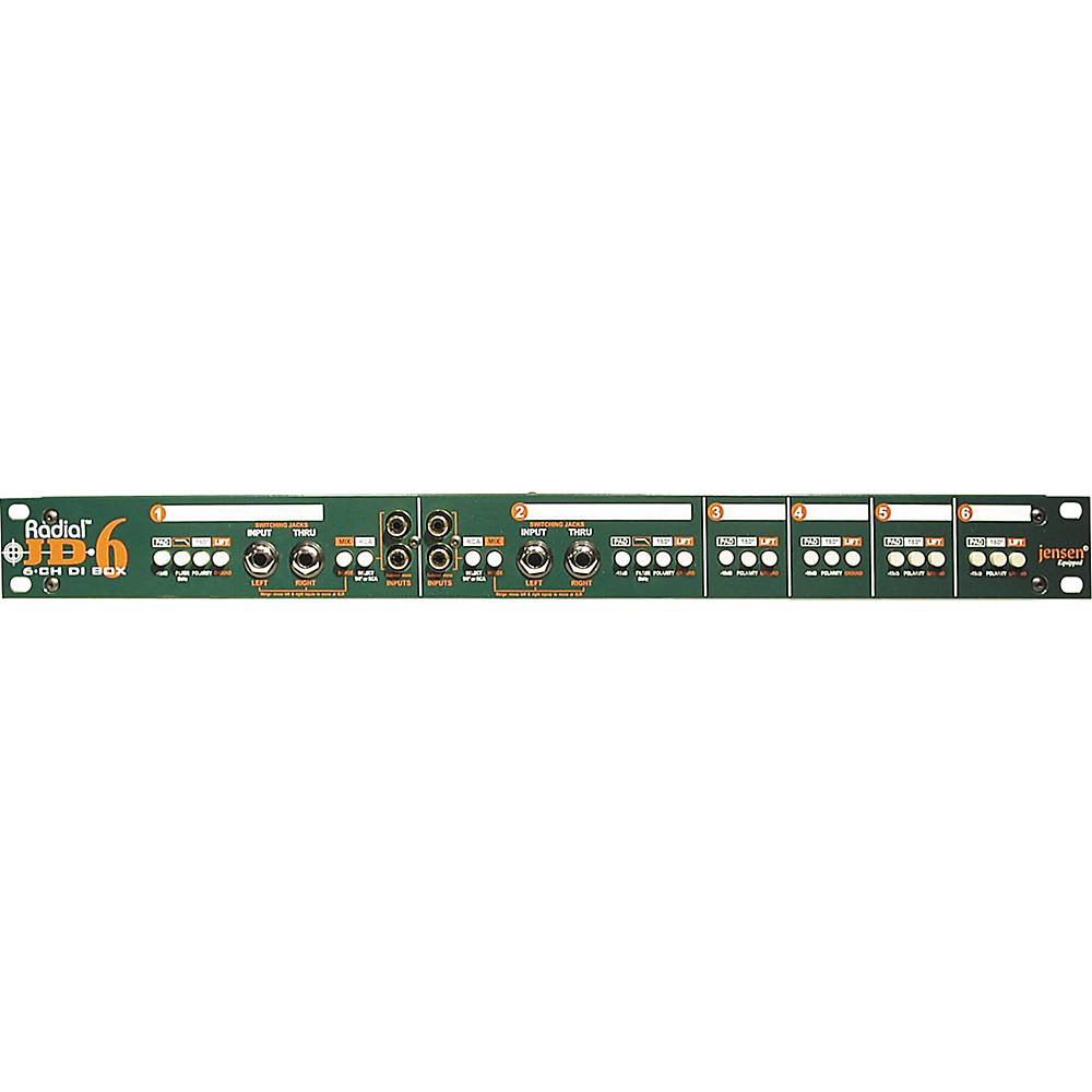 6-Channel Rackmount Passive Direct Box U5656