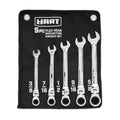 5 Piece Flex Head Ratcheting Wrench Set SAE S81760