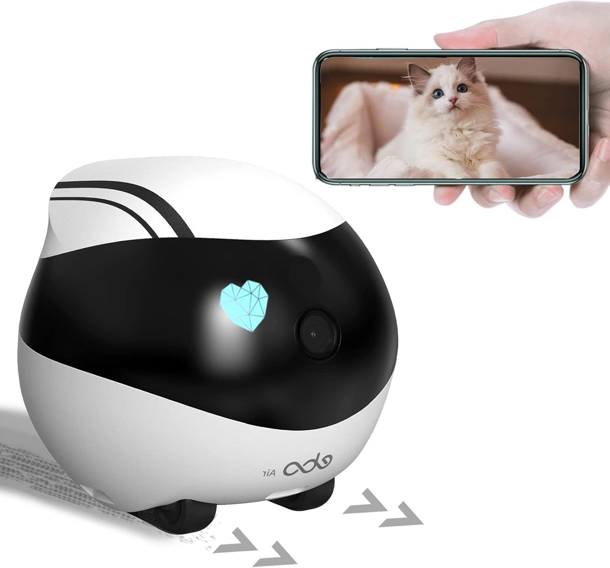 Remotely Moving Security Robot Pet Camera X450