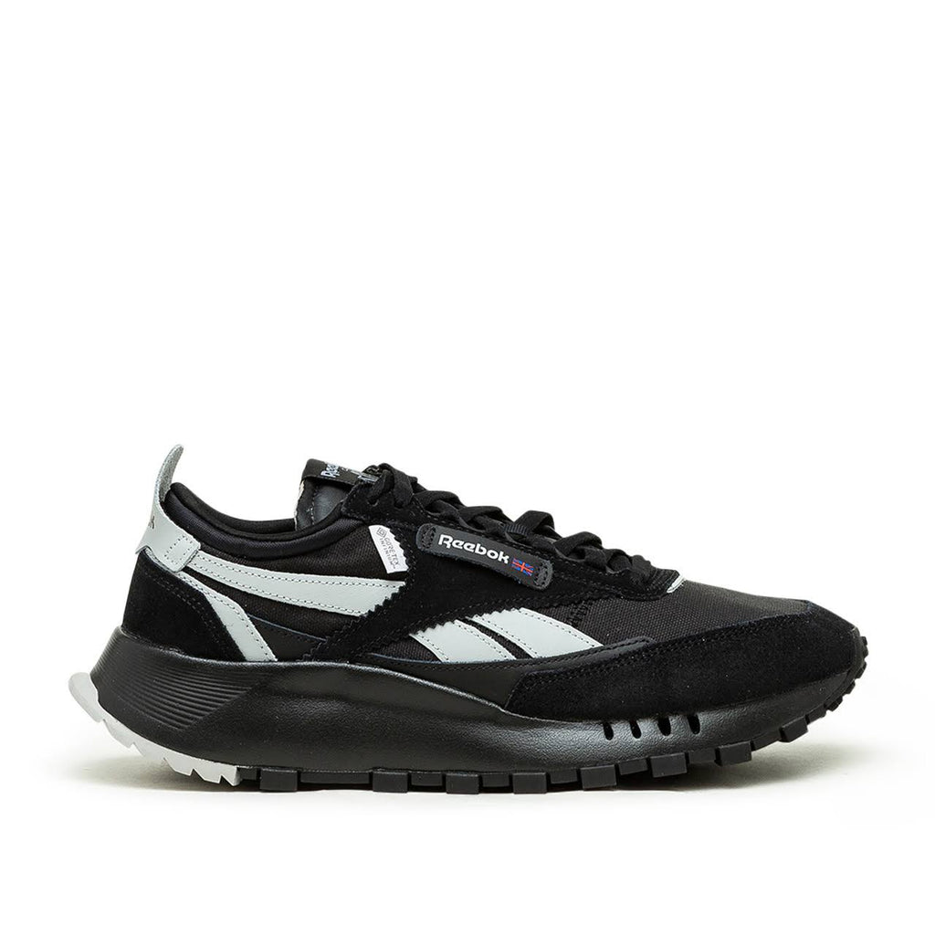 Black Leather Sneakers Q1944