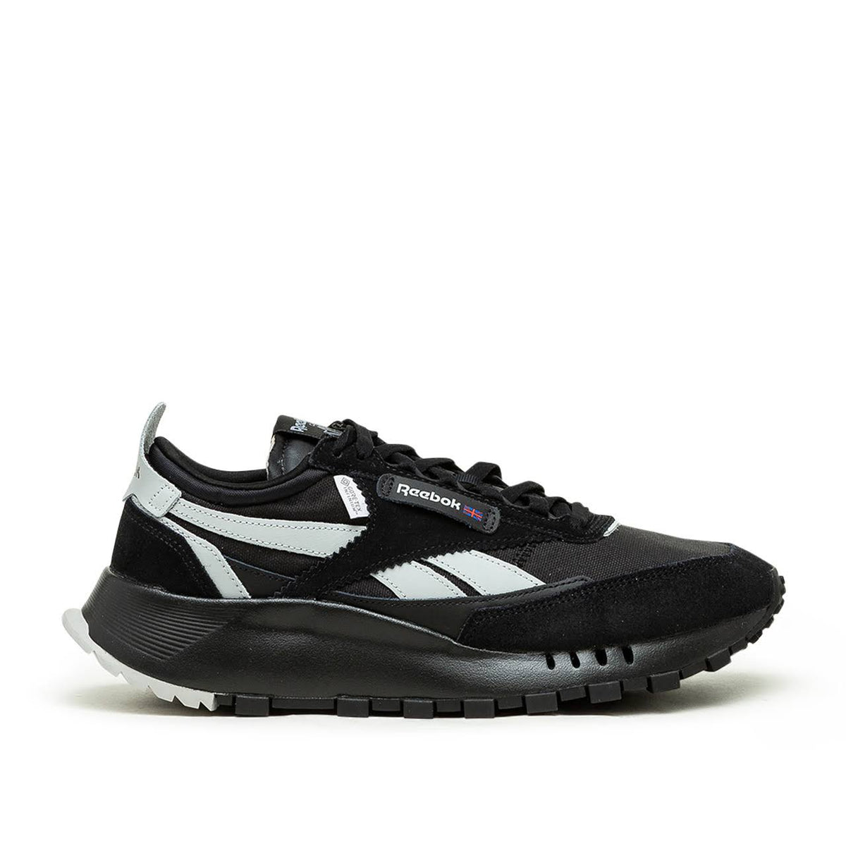 Black Leather Sneakers Q1944