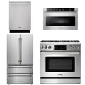 36 Gas Range, Microwave, Refrigerator, Dishwasher M161