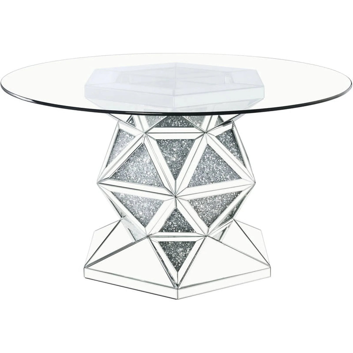 5-Piece Beige Dining Table & 4 Side Chairs J485815
