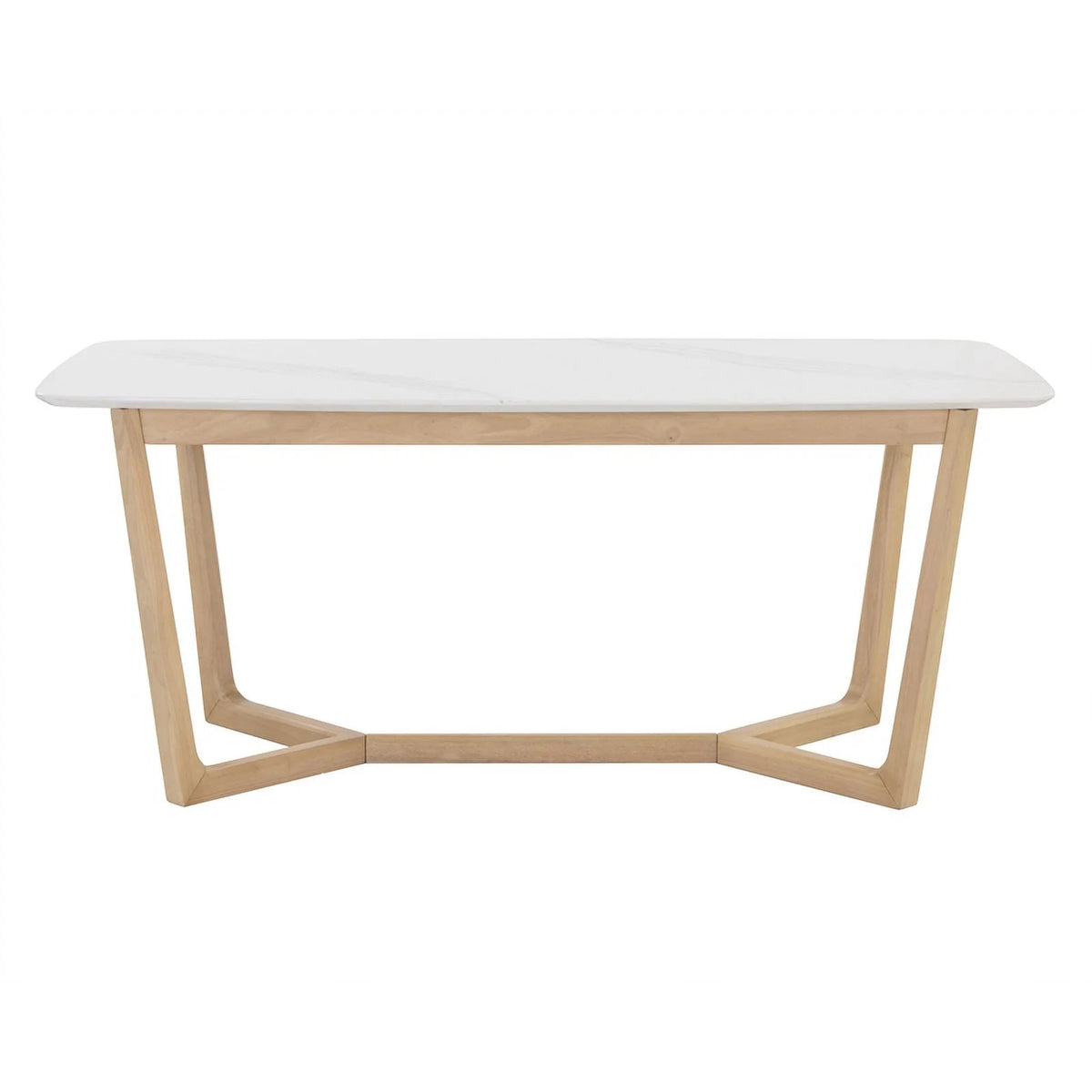 70.5" Wood & Faux Marble Dining Table K82940