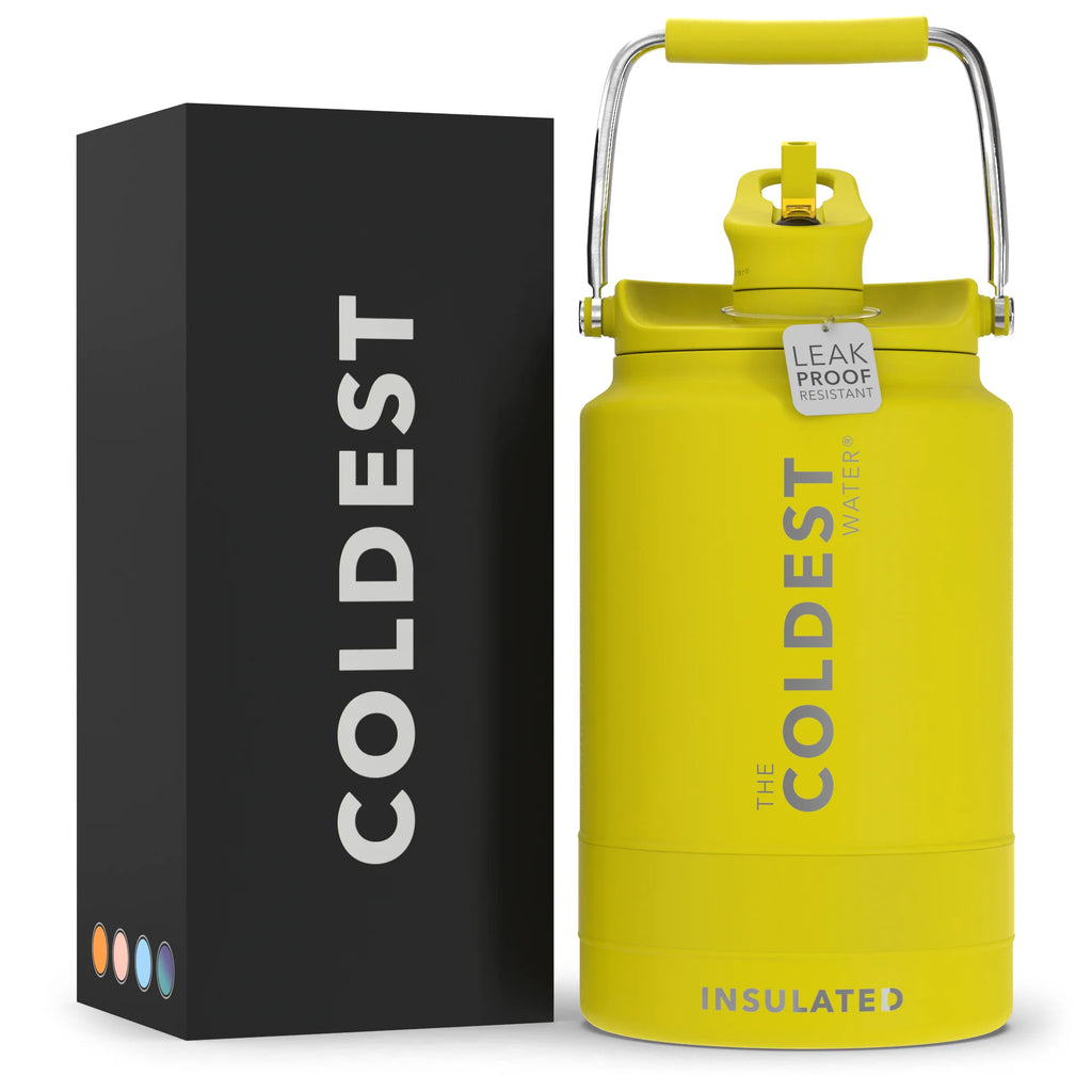 128 oz Leak Proof Vacuum Insulated Stainless Steel Water Bottle Y69091