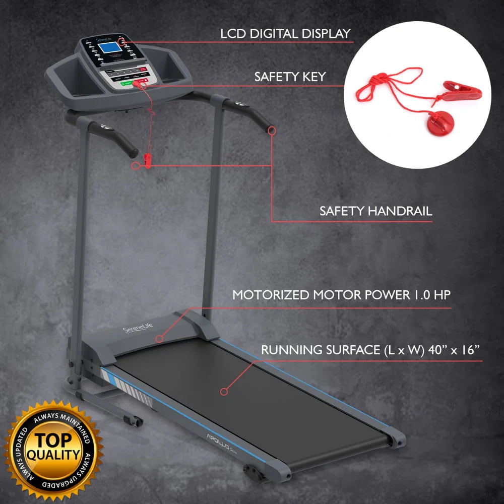 Foldable Cardio Exercise Machine with LCD O11750