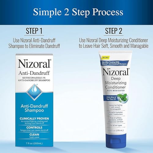 Anti-Dandruff Shampoo and Moisturizing Conditioner Bundle M26842