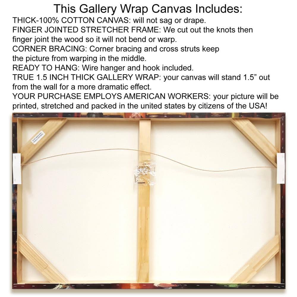 Giclee Print on Gallery Wrap Canvas 26x26x22 Z96945