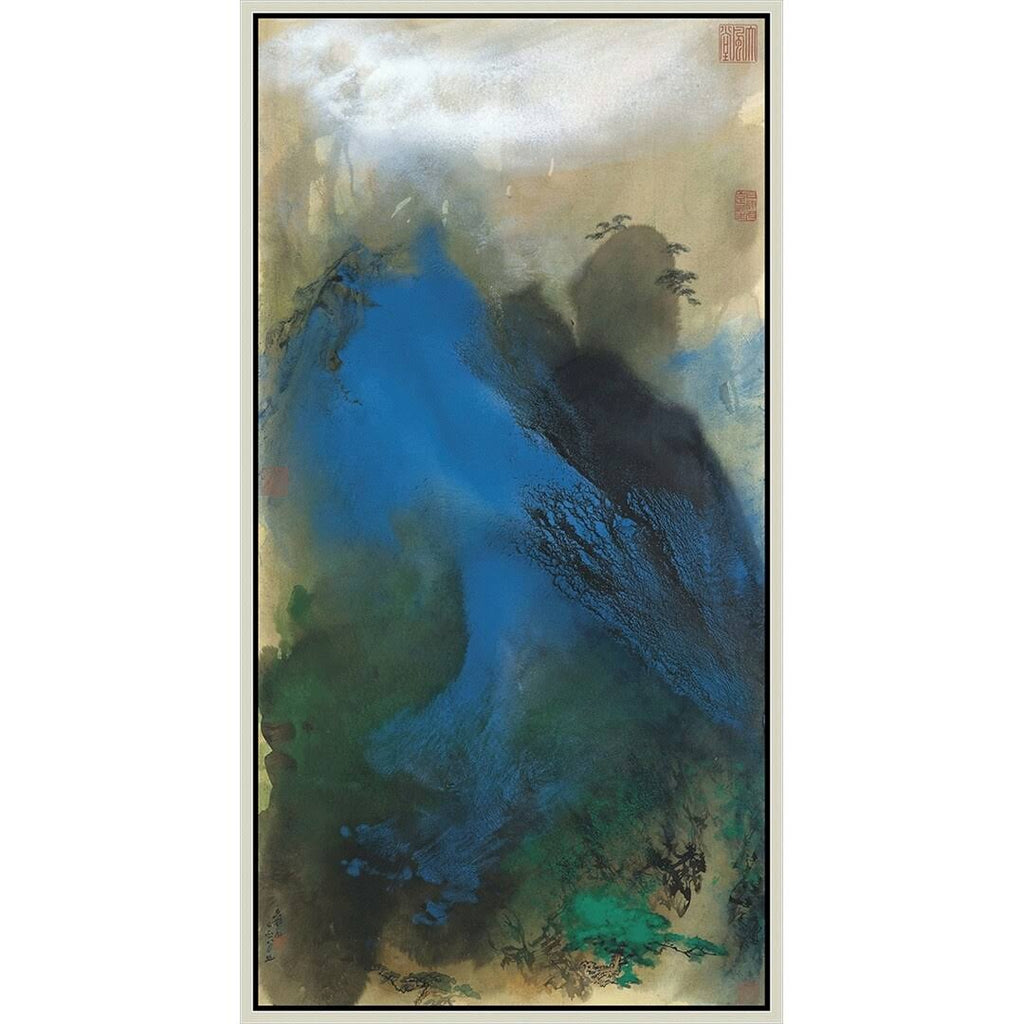 Giclee Print Chinese Painting Silver Frame I768