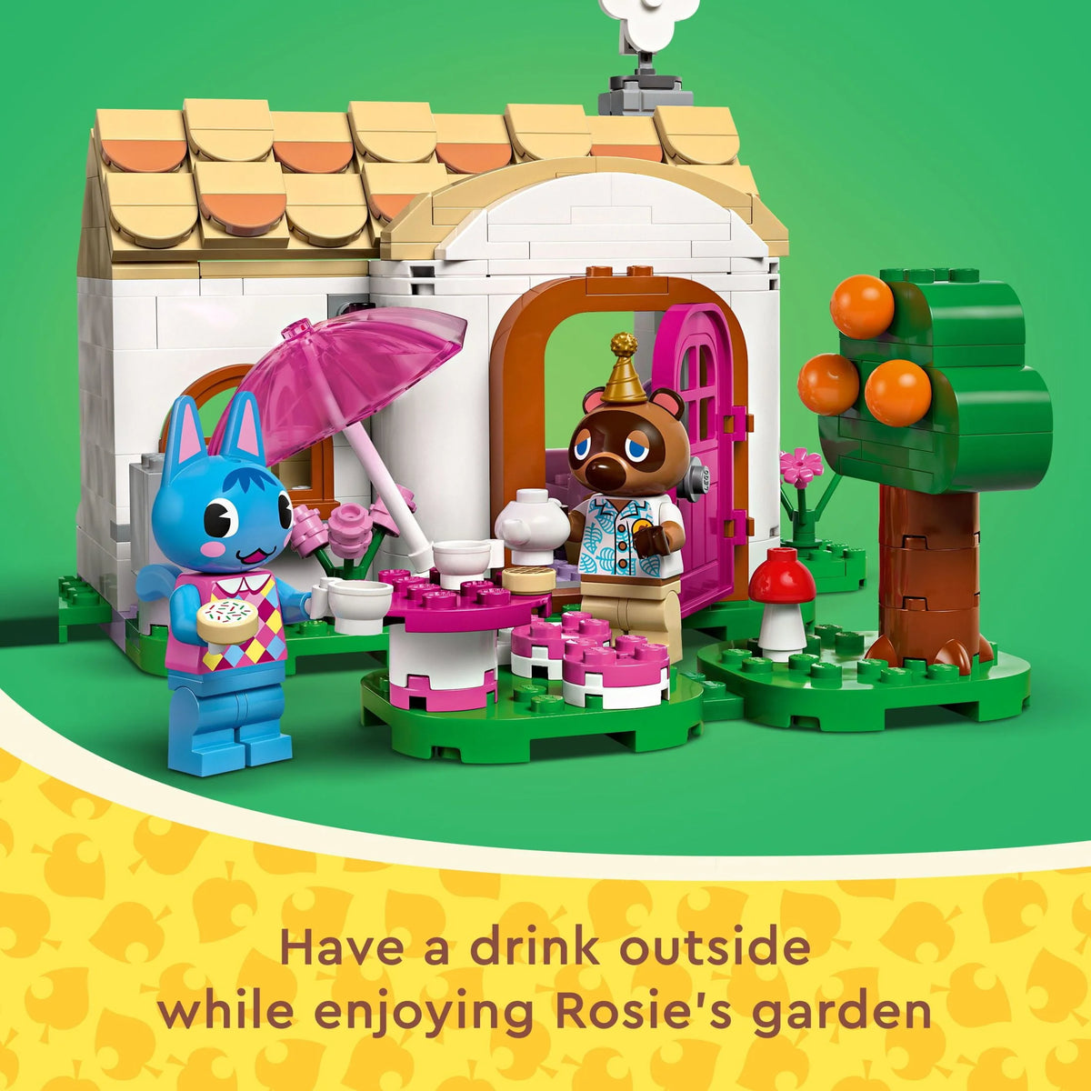 Animal Crossing Buildable Video Game Toy with 2 Figures C774