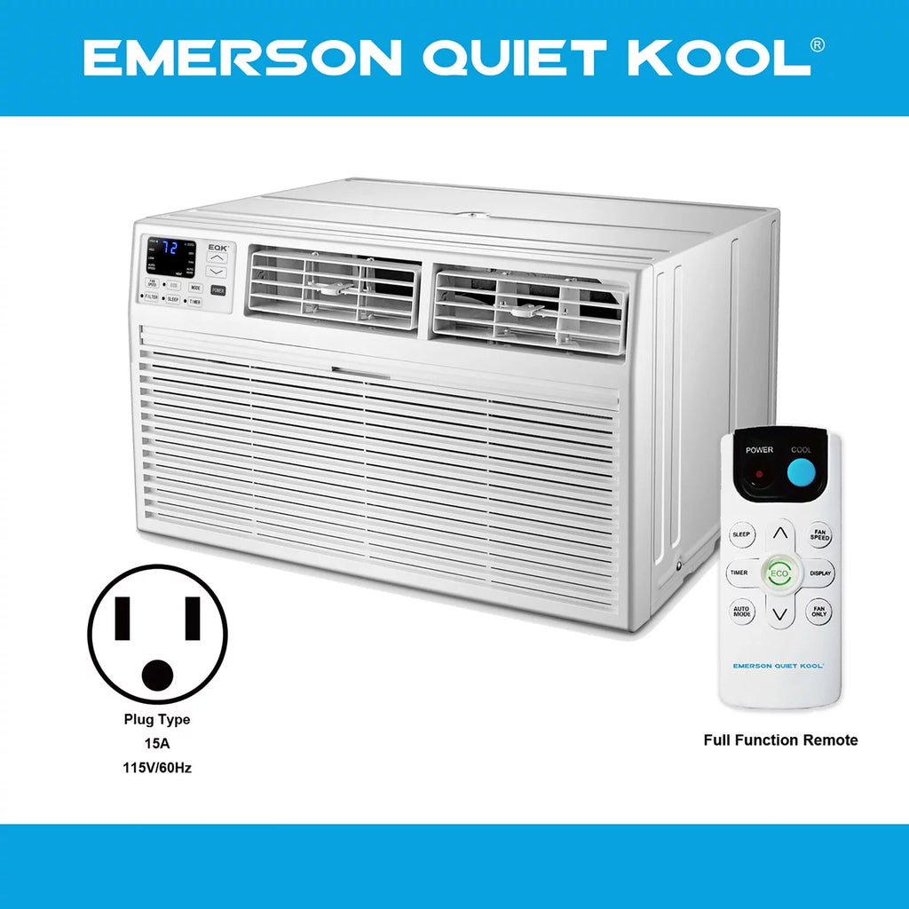 8,000 BTU Through-the-Wall Air Conditioner with Remote, White C3345