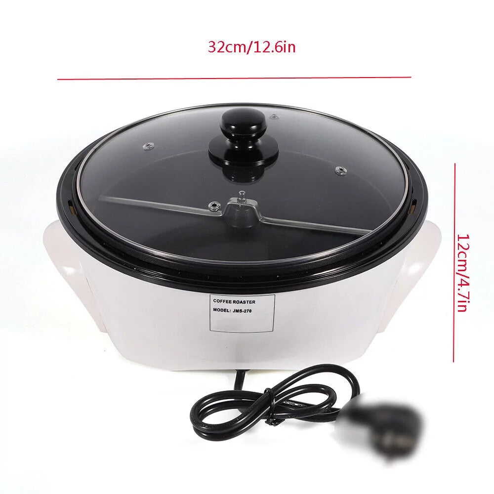 Electric Coffee Bean Roasting Machine 1500G White F832