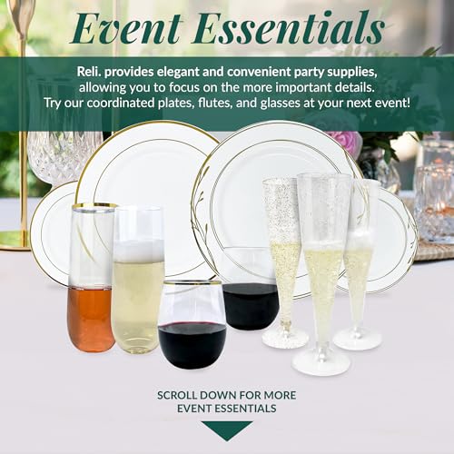 25 Pack 4.5 oz Plastic Champagne Flutes Y587677