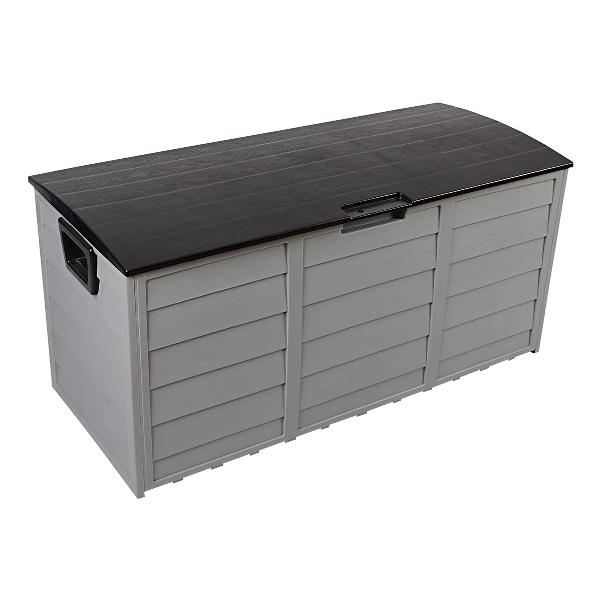 75 Gallon Black Resin Deck Box on Wheels S366541