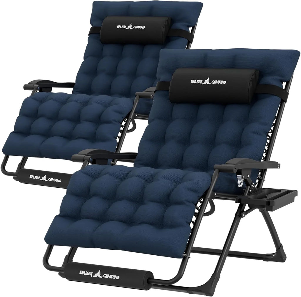 Oversized Zero Gravity Chair Set of 1 Black C603816