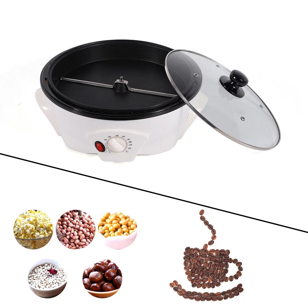 Electric Coffee Bean Roasting Machine 1500G White F832