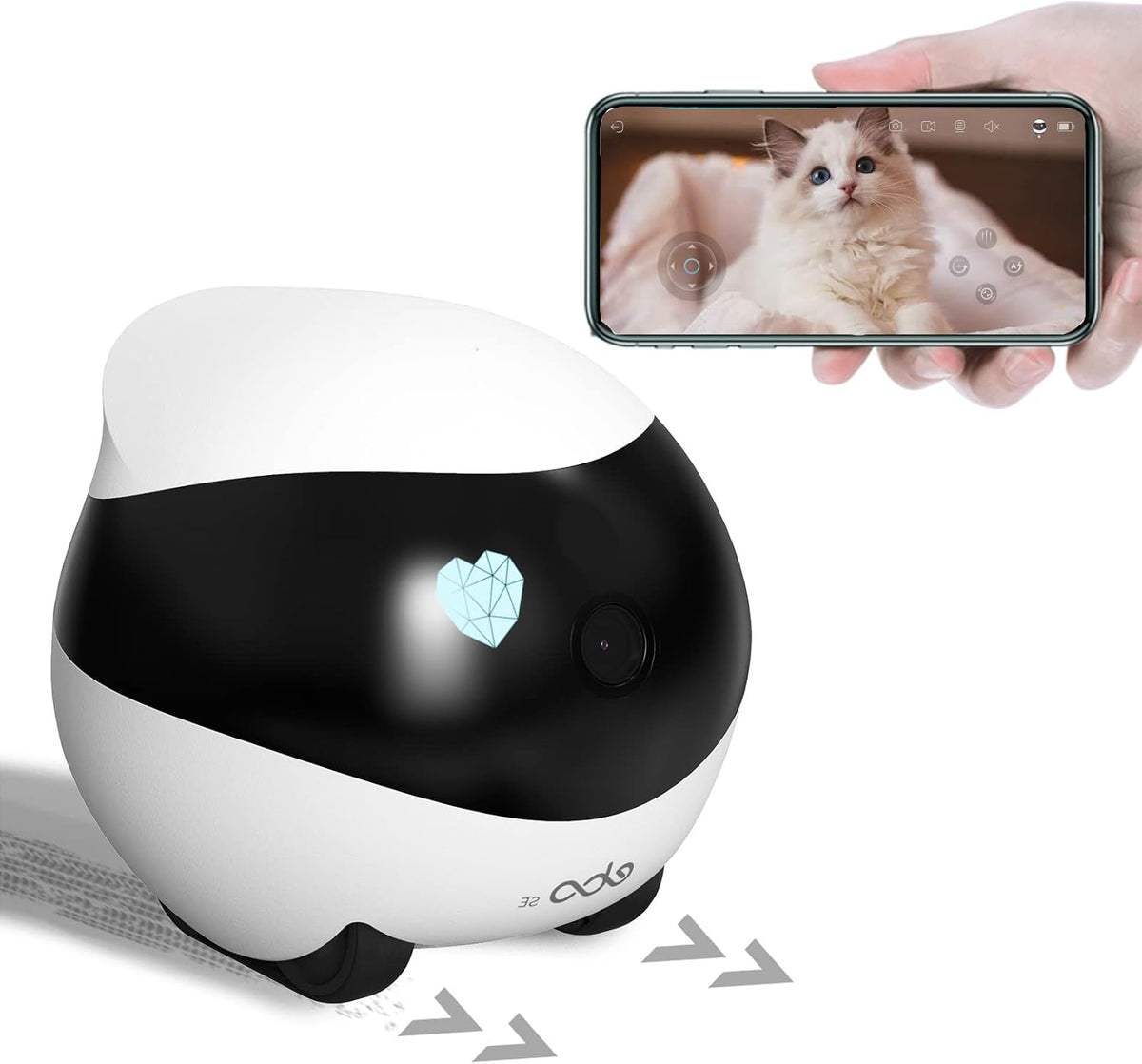 Remotely Moving Security Robot Pet Camera X450