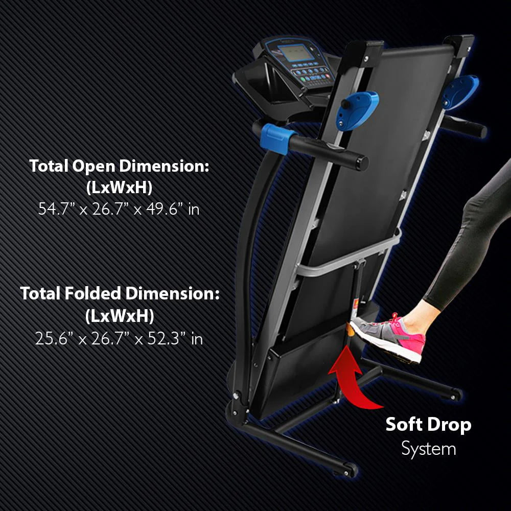Foldable Cardio Exercise Machine with LCD O11750