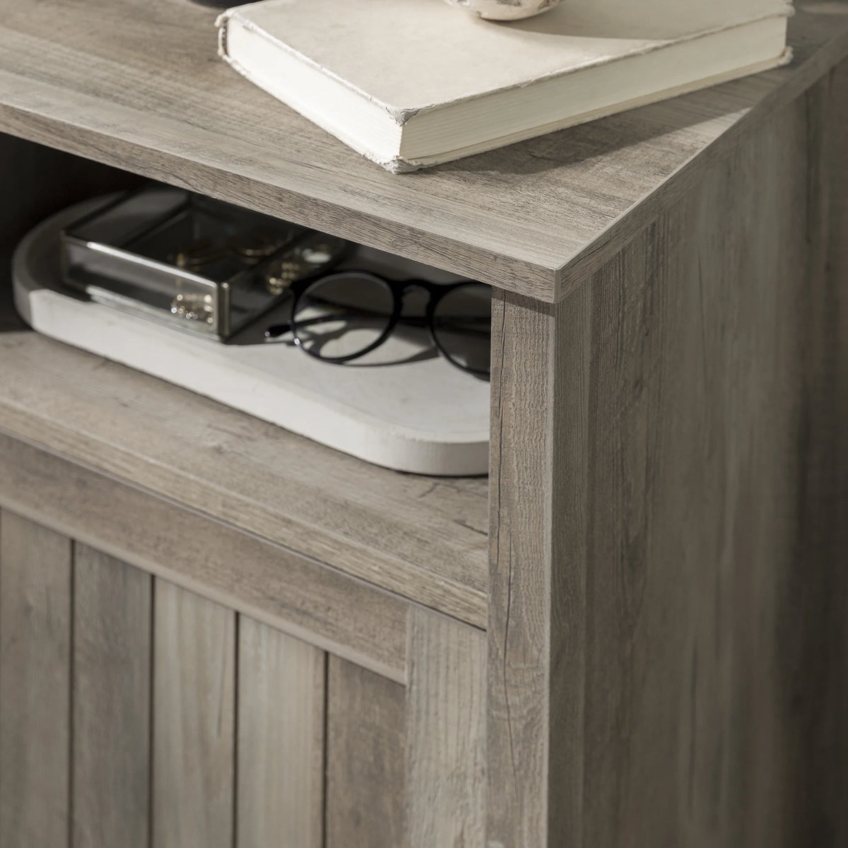 Modern Open Shelf End Table J7987