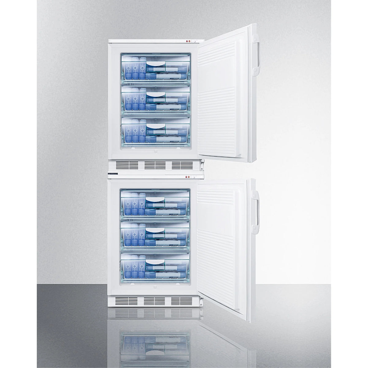 VT65ML locking low temperature all-freezers with stacking kit O982