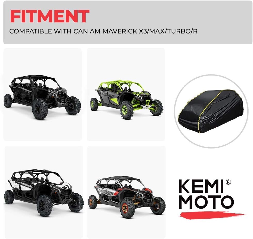 UTV Cover 4 Seater with Reflective Strip X19769