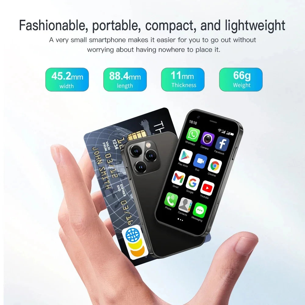 3Inch Quad Core 3GB+64GB 4G LTE Dual SIM Mini Smartphone W473