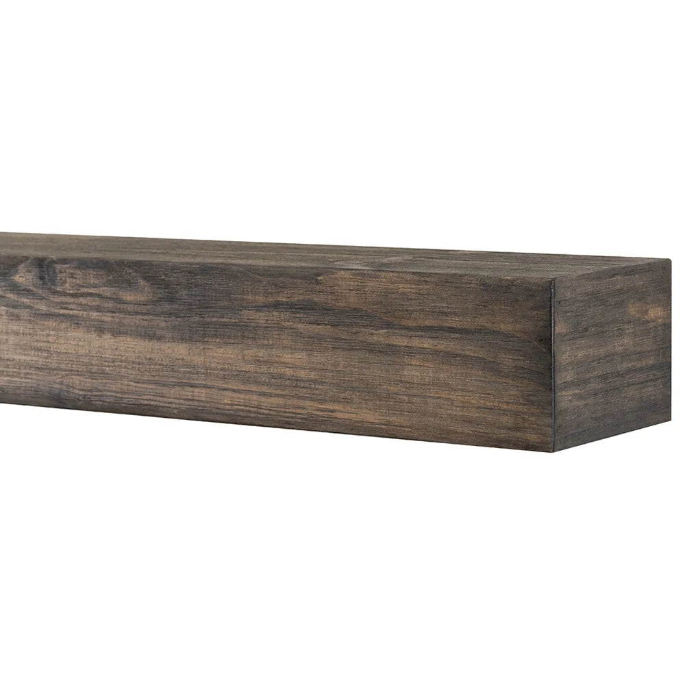 60-in Farmhouse Wood Fireplace Mantel Shelf W555760